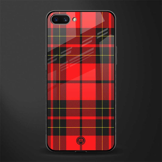 cozy red sweater glass case for oppo a3s image
