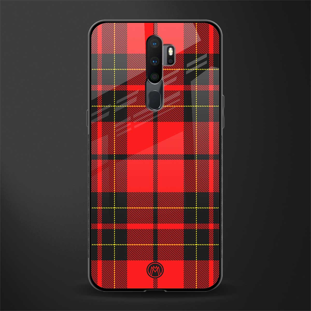 cozy red sweater glass case for oppo a9 2020 image