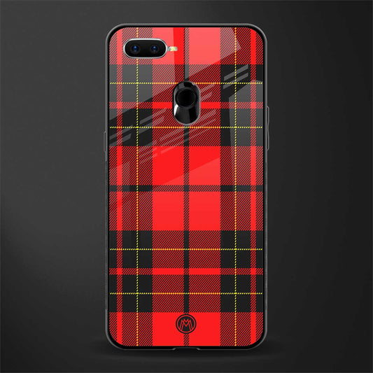 cozy red sweater glass case for oppo a5s image