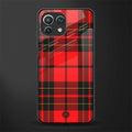 cozy red sweater glass case for mi 11 lite image