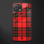cozy red sweater glass case for mi 11 lite image