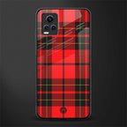 cozy red sweater back phone cover | glass case for vivo y73
