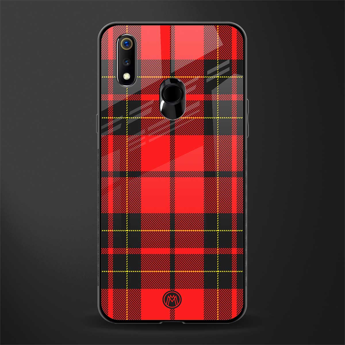 cozy red sweater glass case for realme 3 pro image