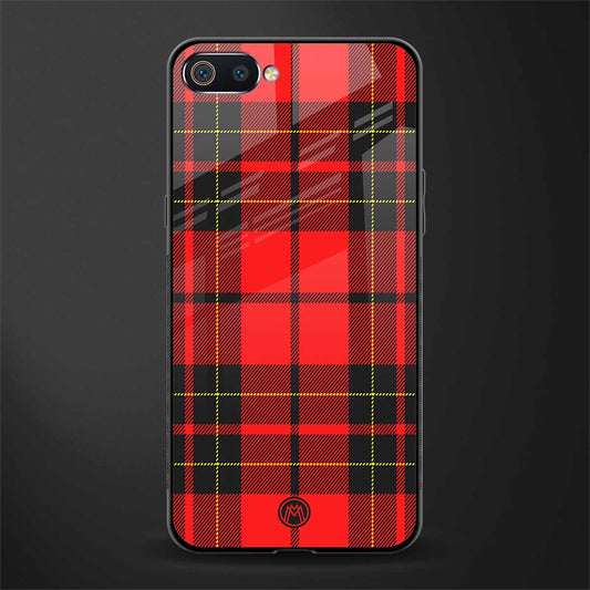 cozy red sweater glass case for realme c2 image