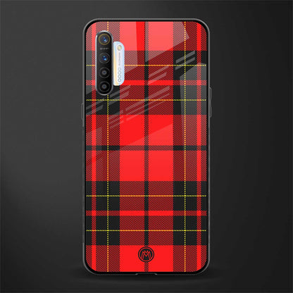 cozy red sweater glass case for realme xt image