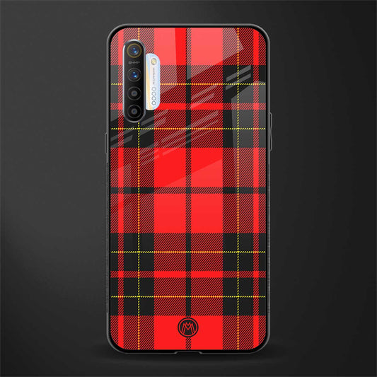 cozy red sweater glass case for realme xt image