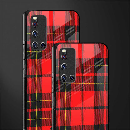 cozy red sweater glass case for vivo v19 image-2