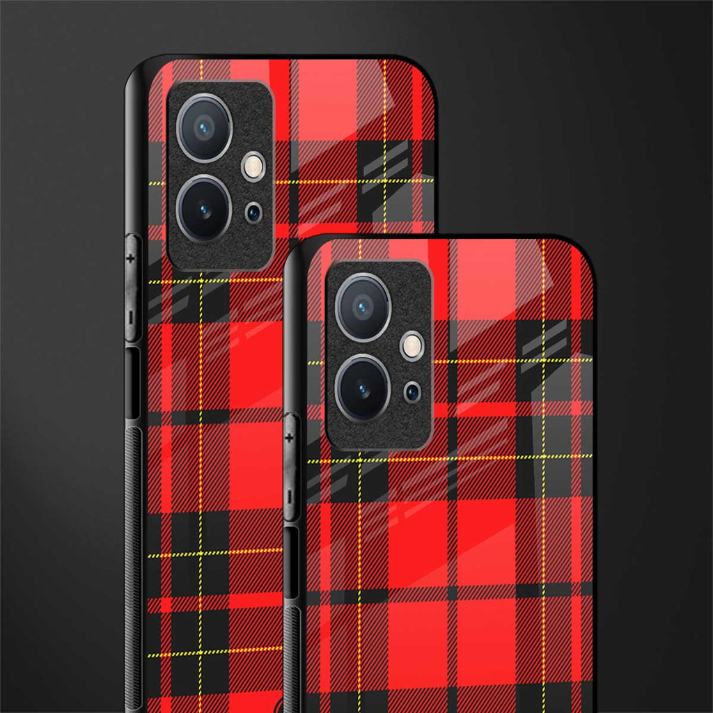 cozy red sweater glass case for vivo t1 5g image-2