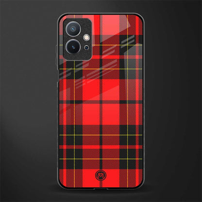 cozy red sweater glass case for vivo y75 5g image