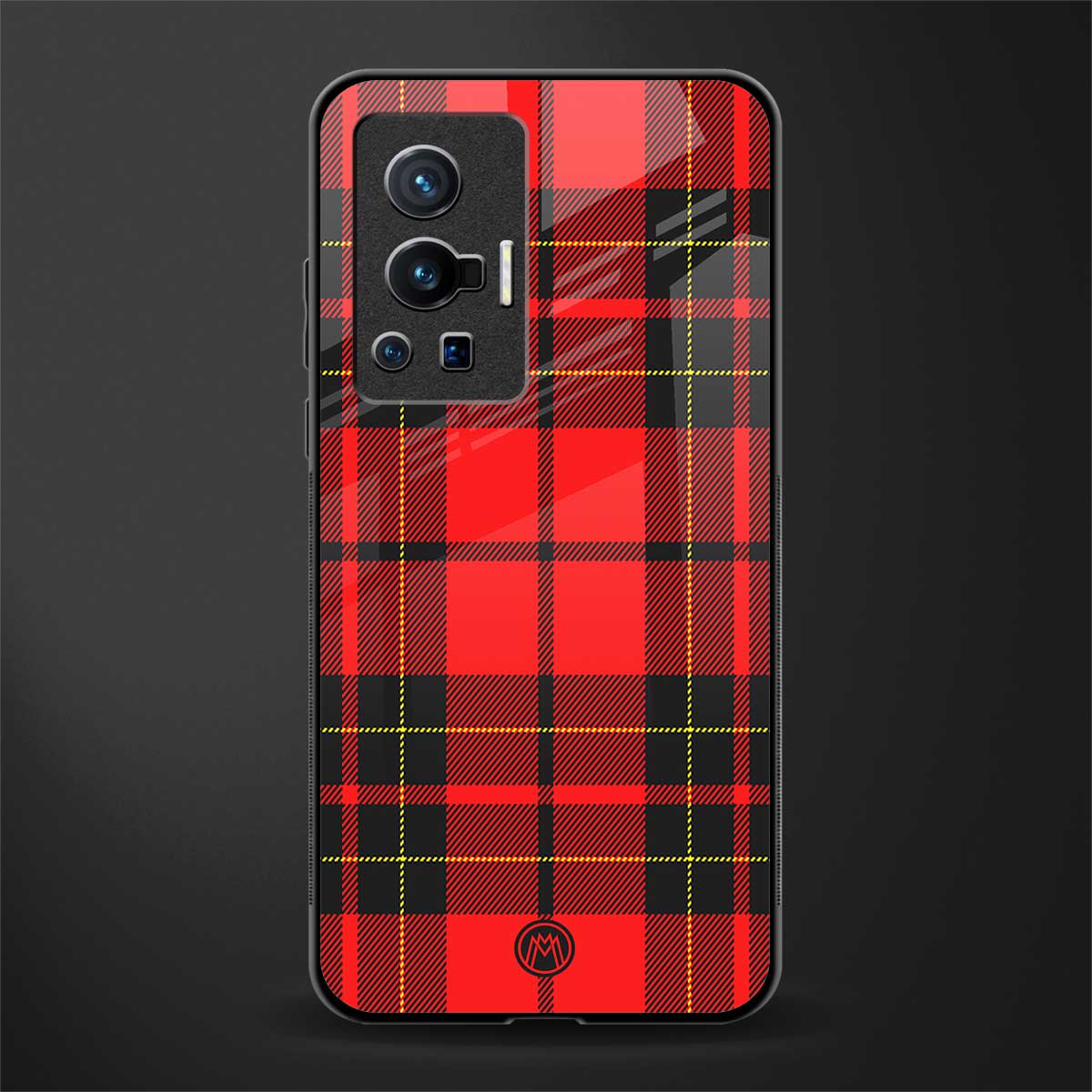 cozy red sweater glass case for vivo x70 pro image