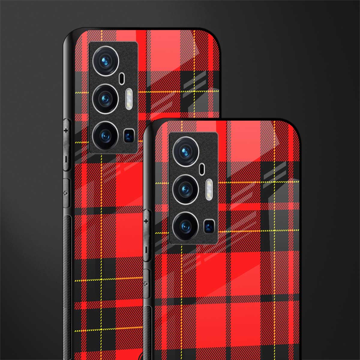 cozy red sweater glass case for vivo x70 pro plus image-2