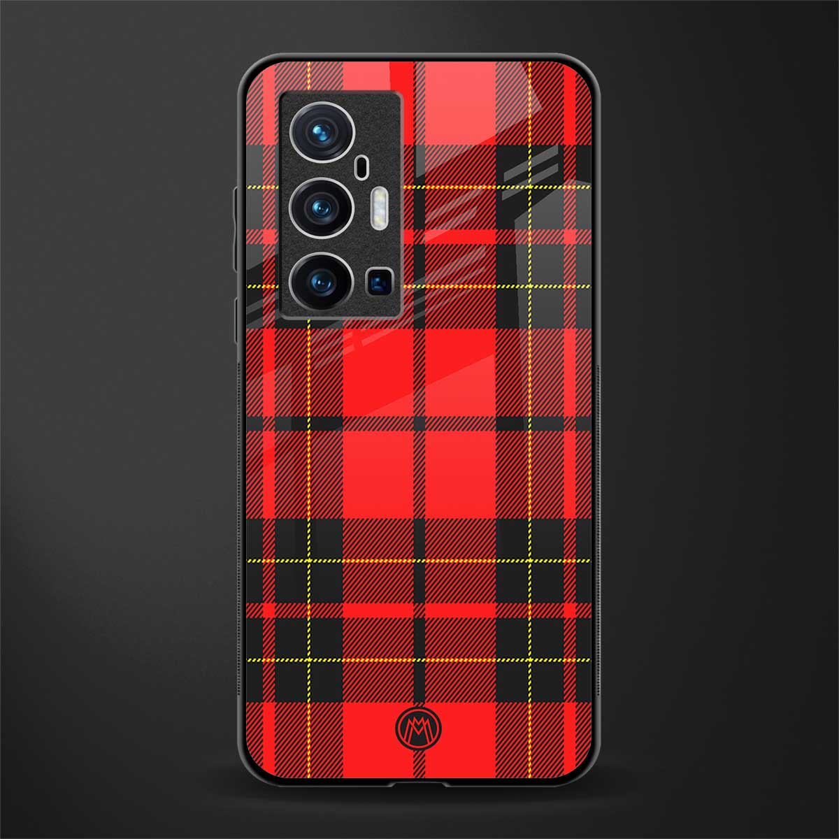 cozy red sweater glass case for vivo x70 pro plus image