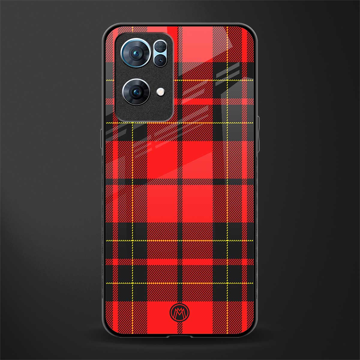 cozy red sweater glass case for oppo reno7 pro 5g image