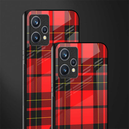 cozy red sweater glass case for realme 9 4g image-2