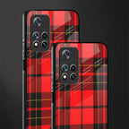 cozy red sweater glass case for poco m4 pro 5g image-2