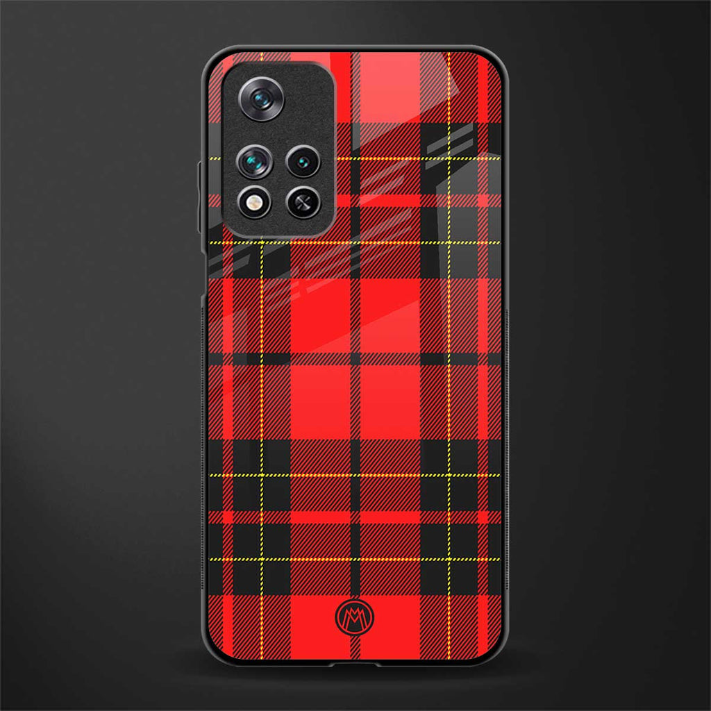 cozy red sweater glass case for xiaomi 11i 5g image