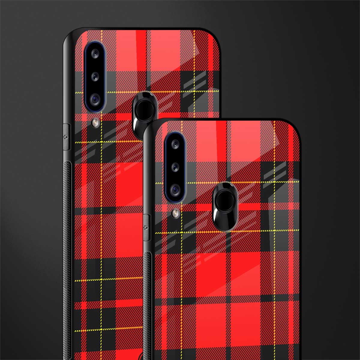 cozy red sweater glass case for samsung galaxy a20s image-2