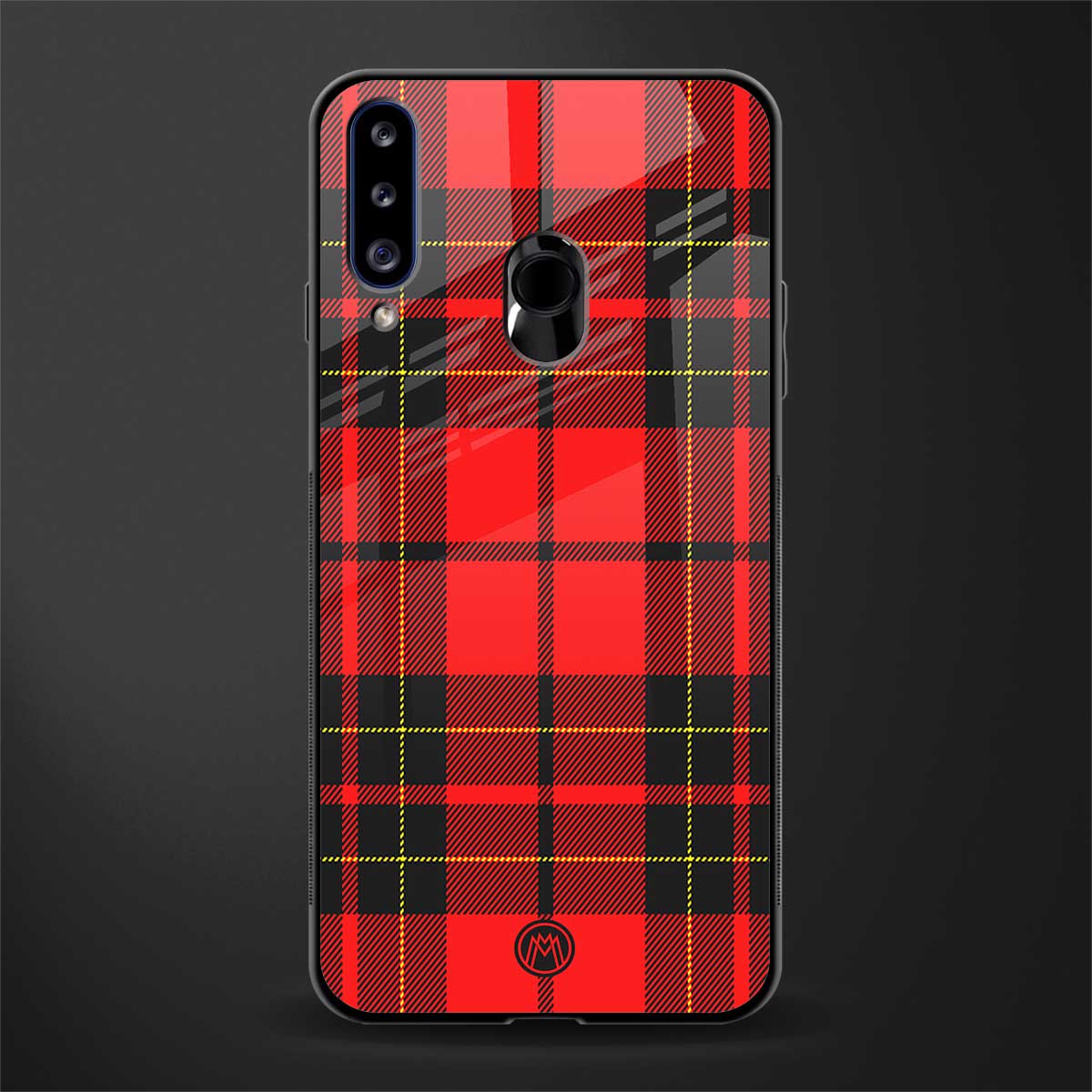 cozy red sweater glass case for samsung galaxy a20s image