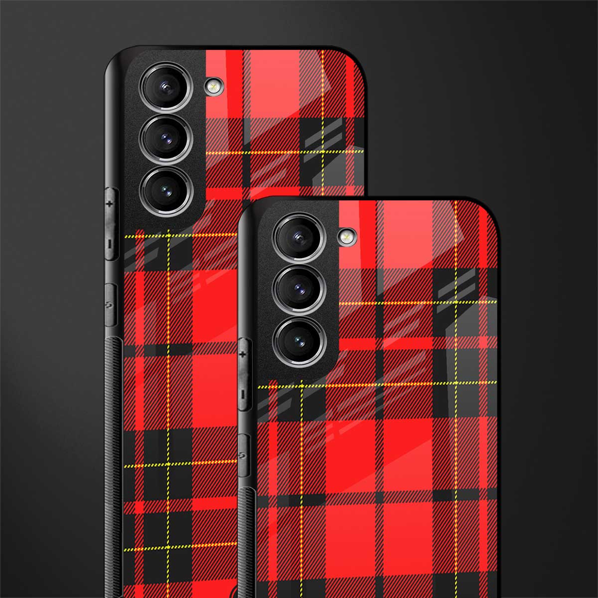 cozy red sweater glass case for samsung galaxy s22 5g image-2