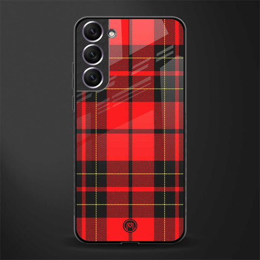 cozy red sweater glass case for samsung galaxy s22 5g image