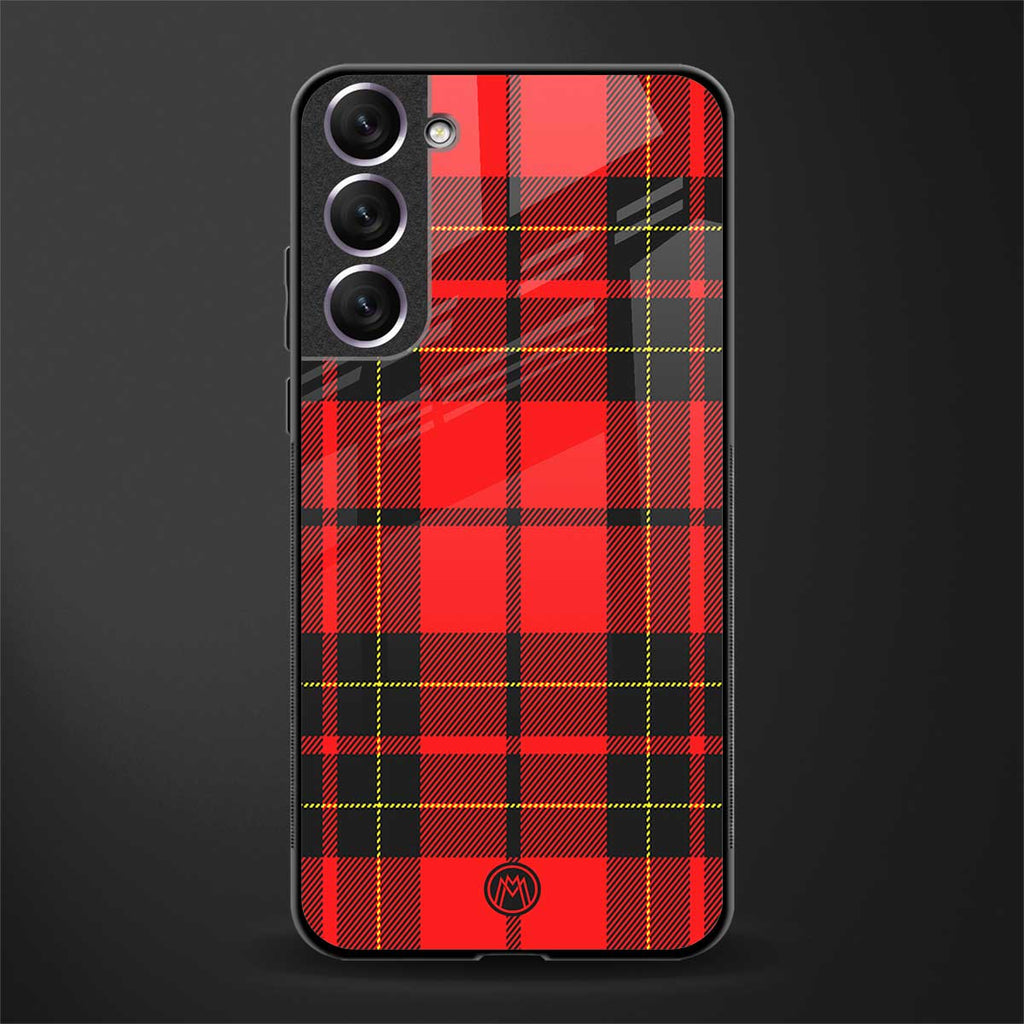 cozy red sweater glass case for samsung galaxy s21 fe 5g image