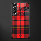 cozy red sweater glass case for samsung galaxy s21 fe 5g image