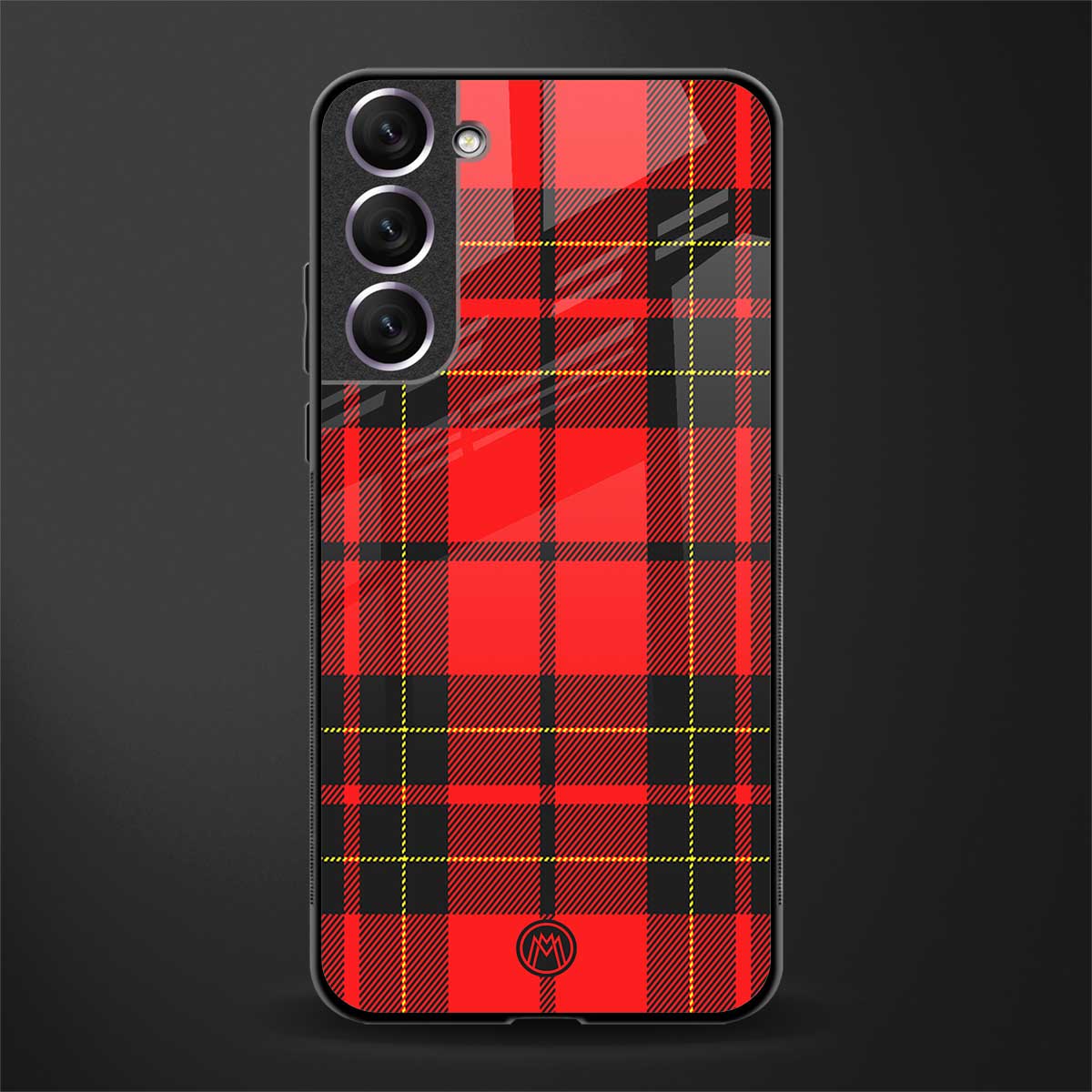 cozy red sweater glass case for samsung galaxy s21 plus image