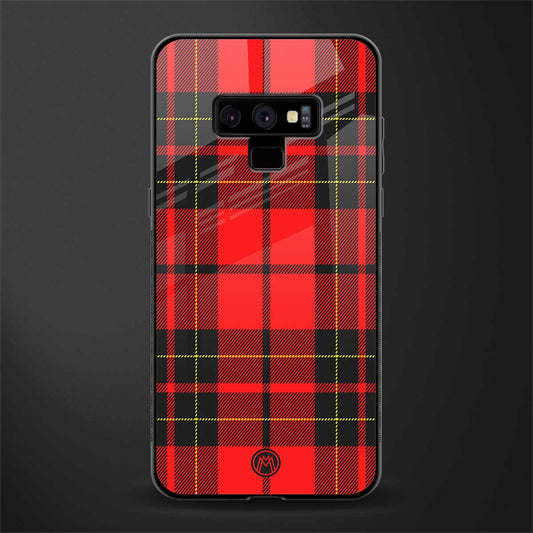 cozy red sweater glass case for samsung galaxy note 9 image
