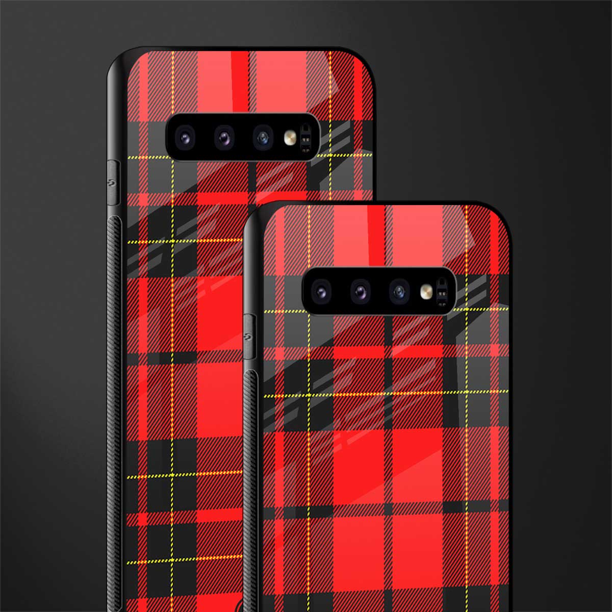 cozy red sweater glass case for samsung galaxy s10 plus image-2