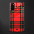 cozy red sweater glass case for samsung galaxy s20 image