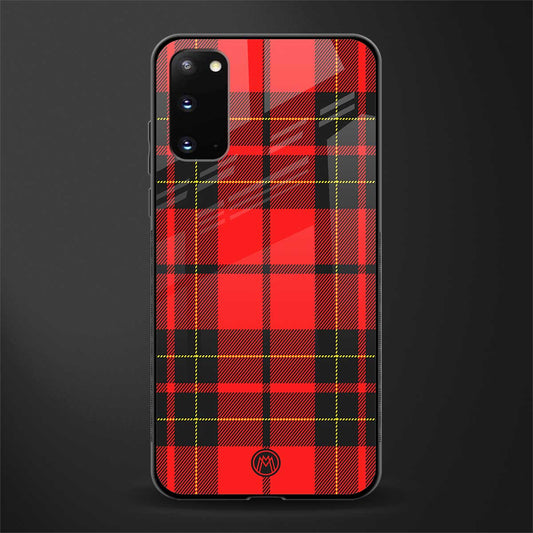cozy red sweater glass case for samsung galaxy s20 image