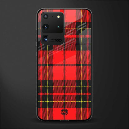 cozy red sweater glass case for samsung galaxy s20 ultra image