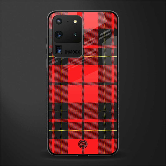 cozy red sweater glass case for samsung galaxy s20 ultra image
