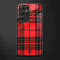 cozy red sweater glass case for samsung galaxy s22 ultra 5g image