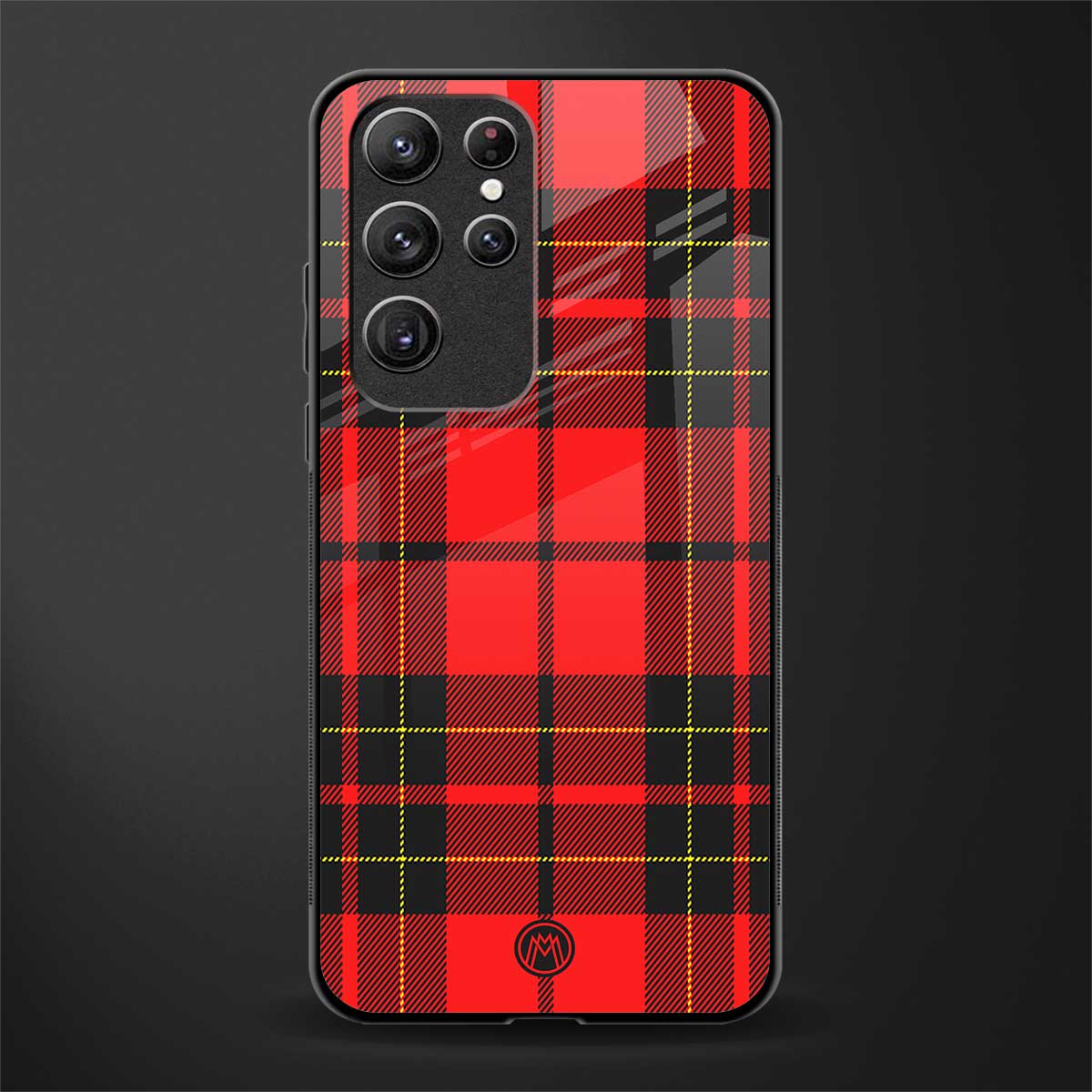 cozy red sweater glass case for samsung galaxy s21 ultra image