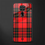 cozy red sweater glass case for redmi note 9 image