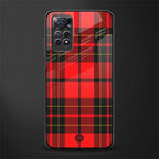 cozy red sweater glass case for redmi note 11 image