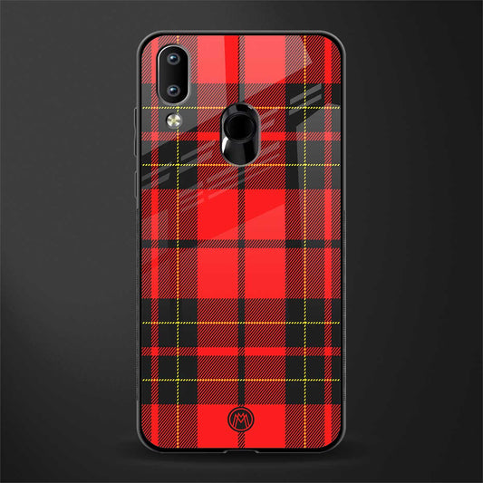 cozy red sweater glass case for vivo y91 image