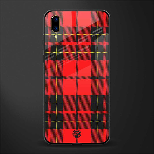 cozy red sweater glass case for vivo v11 pro image