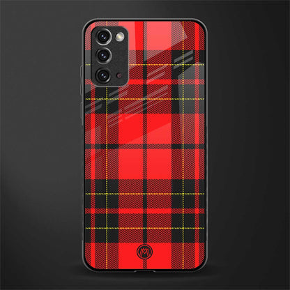 cozy red sweater glass case for samsung galaxy note 20 image