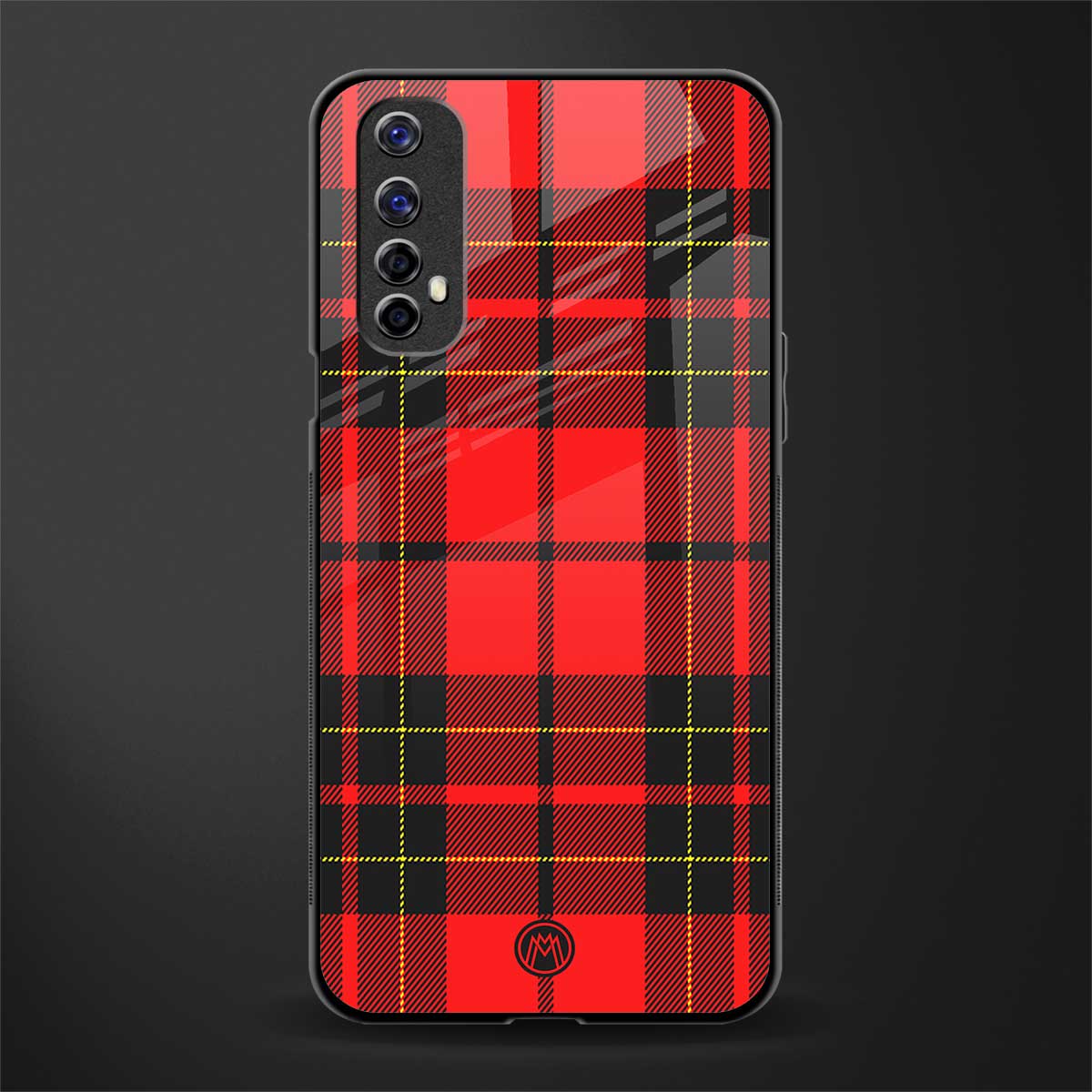 cozy red sweater glass case for realme narzo 20 pro image