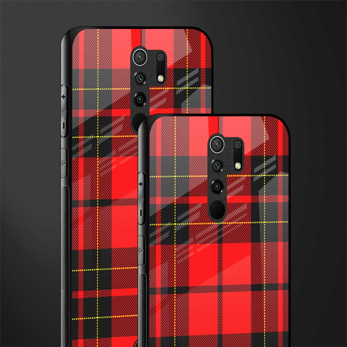 cozy red sweater glass case for poco m2 image-2