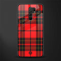 cozy red sweater glass case for poco m2 image