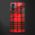 cozy red sweater glass case for vivo v17 image