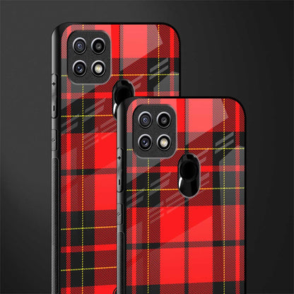 cozy red sweater glass case for oppo a15s image-2