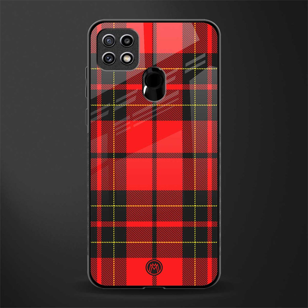 cozy red sweater glass case for oppo a15s image