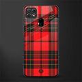 cozy red sweater glass case for oppo a15s image