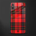 cozy red sweater glass case for redmi 9a image