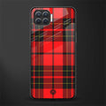 cozy red sweater glass case for oppo f17 pro image