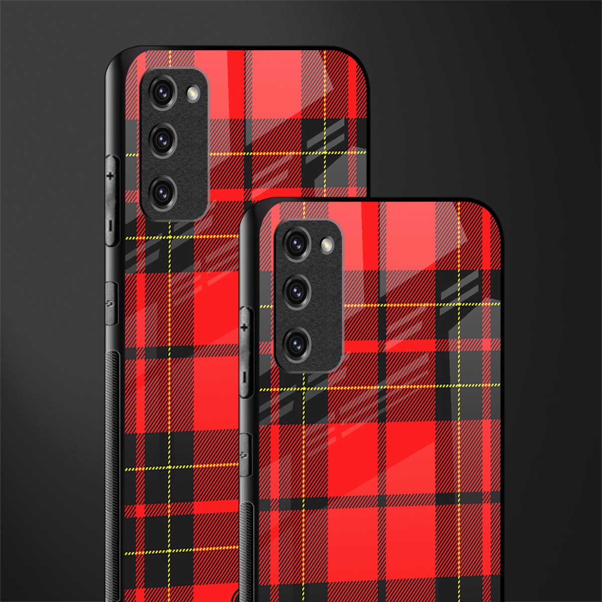 cozy red sweater glass case for samsung galaxy s20 fe image-2